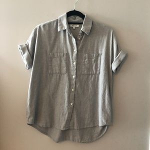 Madewell Courier Shirt Grey Flannel